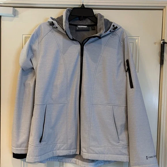 Free Country Gray Fleece-lined Jacket - Picture 1 of 4